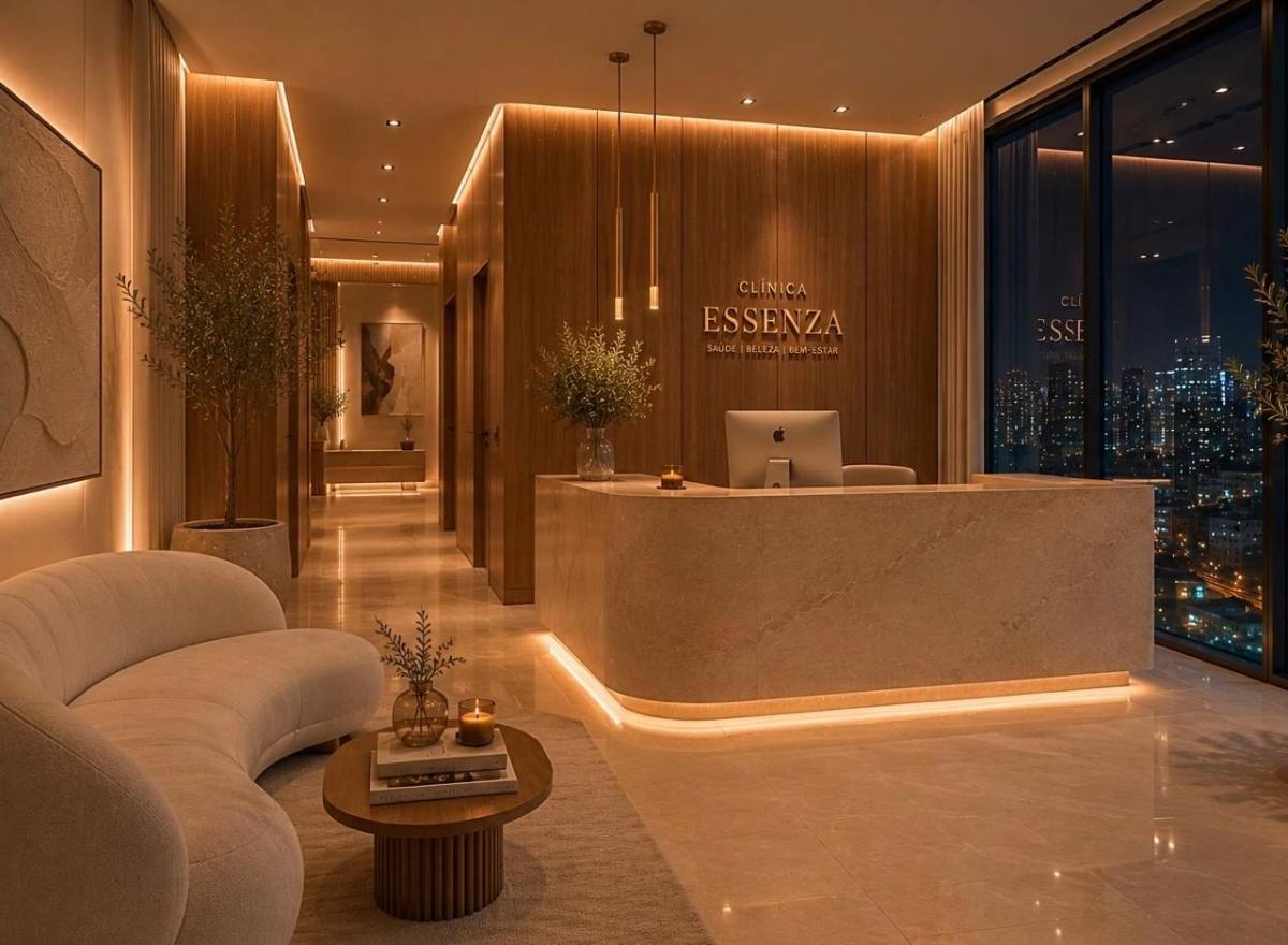 Arquitetura para clínicas e consultórios: experiência, fluxo e confiança