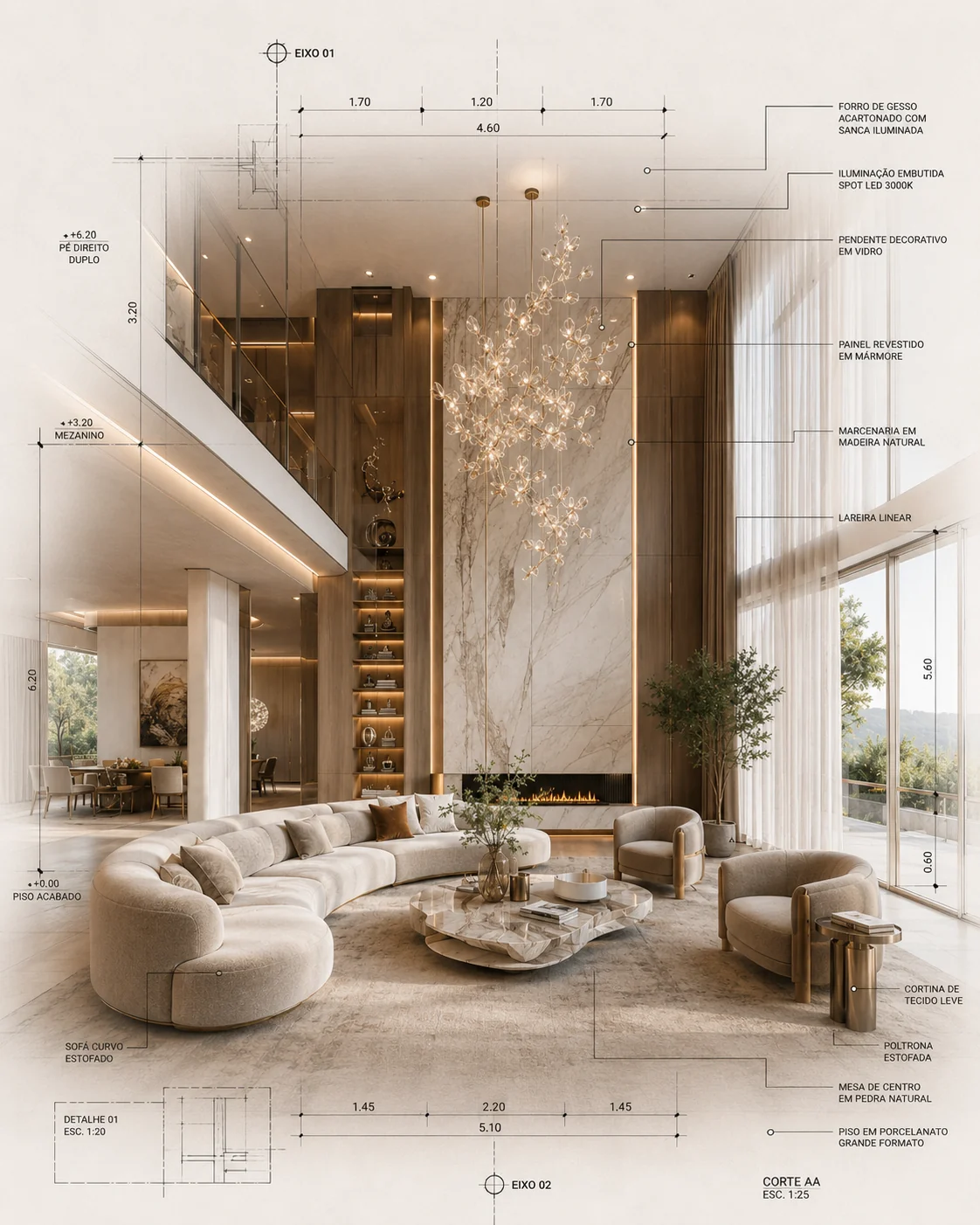 Projeto Residencial | Apartamento no Condomínio Santa Mônica. — imagem 1